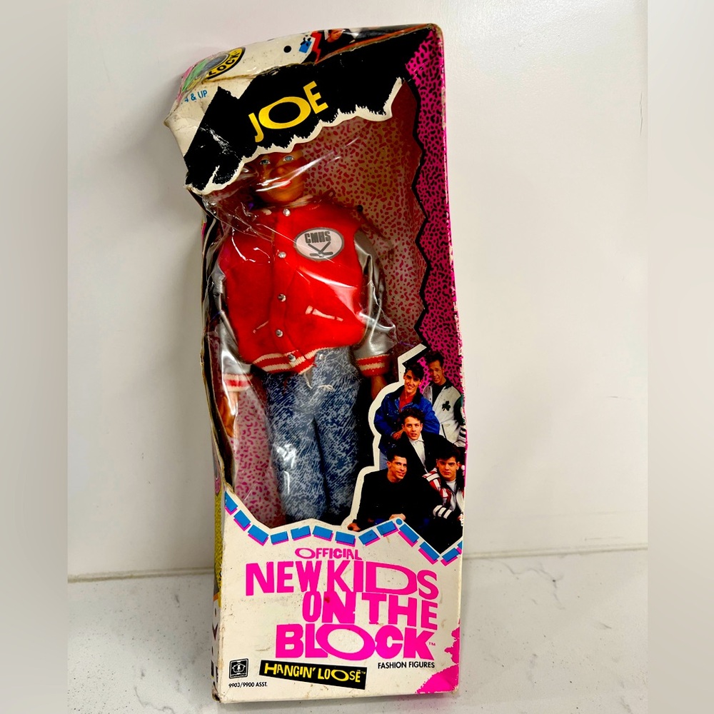 New Kids on the Block Joe/Joey 1990 Hangin Loose NIB Vintage Toy Rare NEW